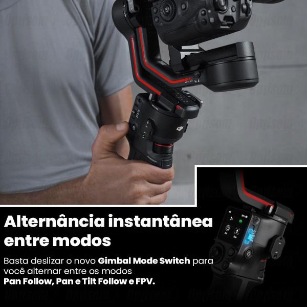 Imagem de Estabilizador Eletrônico Gimbal Dji Ronin Rs3 Para 3kg