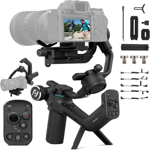 Estabilizador Gimbal Para Câmera Profissional Sony Canon Nikon Dslr 2.5kg Feiyutech Scorp-c Imagem de Estabilizador Gimbal Para Câmera Profissional Sony Canon Nikon Dslr 2.5kg Feiyutech Scorp-c