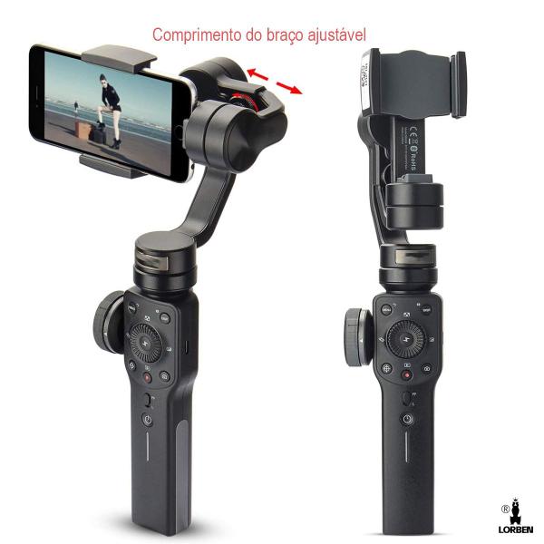 Imagem de Estabilizador Gimbal Portátil Vídeo Foto Celular Smartphone - GT977