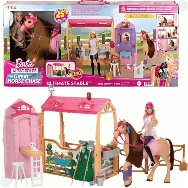 Estabulo dos Sonhos Barbie HXJ44 - Mattel Imagem de Estabulo dos Sonhos Barbie HXJ44 - Mattel