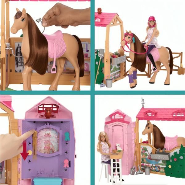 Estabulo dos Sonhos Barbie HXJ44 - Mattel Imagem de Estabulo dos Sonhos Barbie HXJ44 - Mattel
