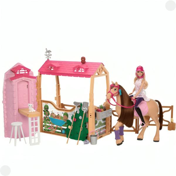 Estabulo dos Sonhos Barbie HXJ44 - Mattel Imagem de Estabulo dos Sonhos Barbie HXJ44 - Mattel