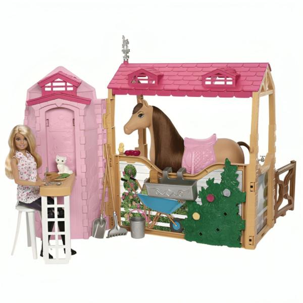 Estabulo dos Sonhos Barbie HXJ44 - Mattel Imagem de Estabulo dos Sonhos Barbie HXJ44 - Mattel