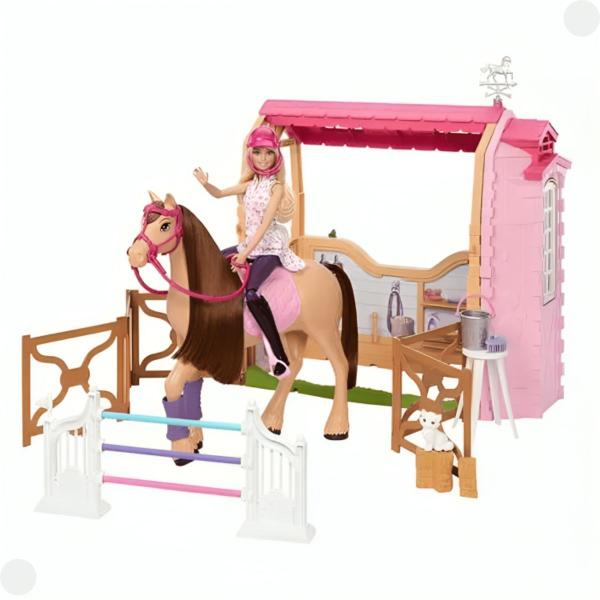 Estabulo dos Sonhos Barbie HXJ44 - Mattel Imagem de Estabulo dos Sonhos Barbie HXJ44 - Mattel