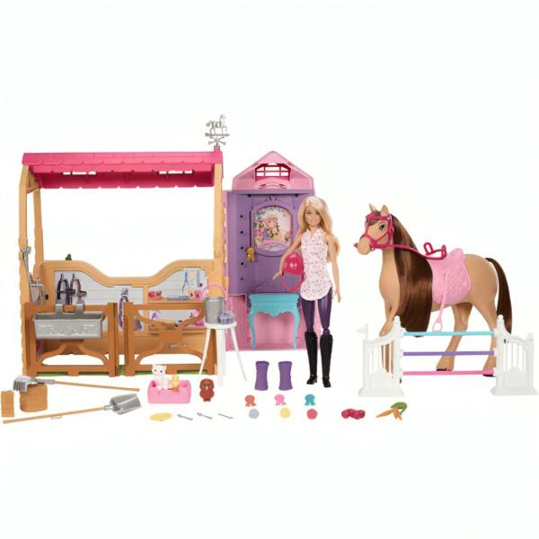 Estabulo dos Sonhos Barbie HXJ44 - Mattel Imagem de Estabulo dos Sonhos Barbie HXJ44 - Mattel