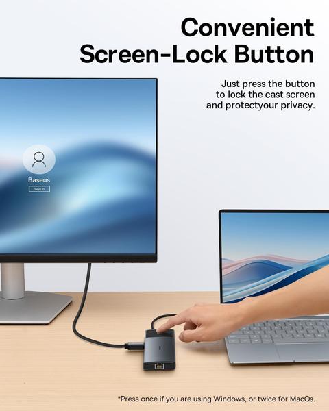 Imagem de Estação de acoplamento Baseus Dual Monitor 10 Gbps 10 em 1 com PD 100