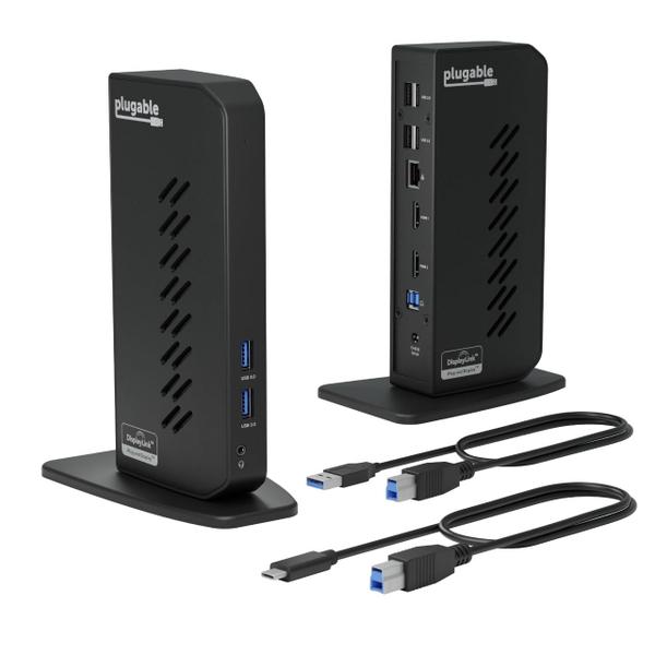 Imagem de Estação de ancoragem para laptop conectável USB 3.0/USB-C 2 HDMI 6 USB