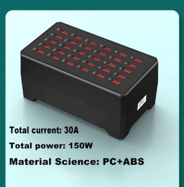 Imagem de Estação de Carregamento Inteligente Profissional 30 Portas Usb