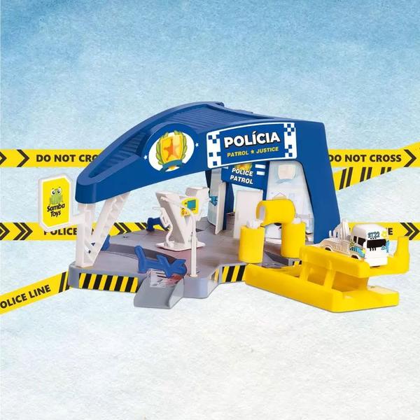 Estação De Policia Cenário Infantil Acessórios - Samba Toys Imagem de Estação De Policia Cenário Infantil Acessórios - Samba Toys
