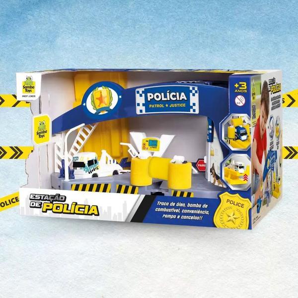 Imagem de Estação De Policia Cenário Infantil Acessórios - Samba Toys