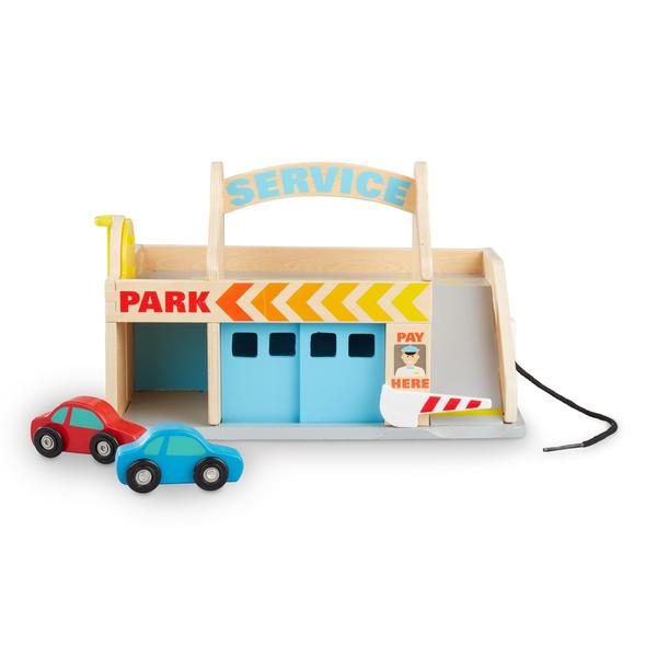 Imagem de Estacionamento da Estação de Serviço Melissa &amp Doug, 6 Peça (Embalagem de E-Commerce)