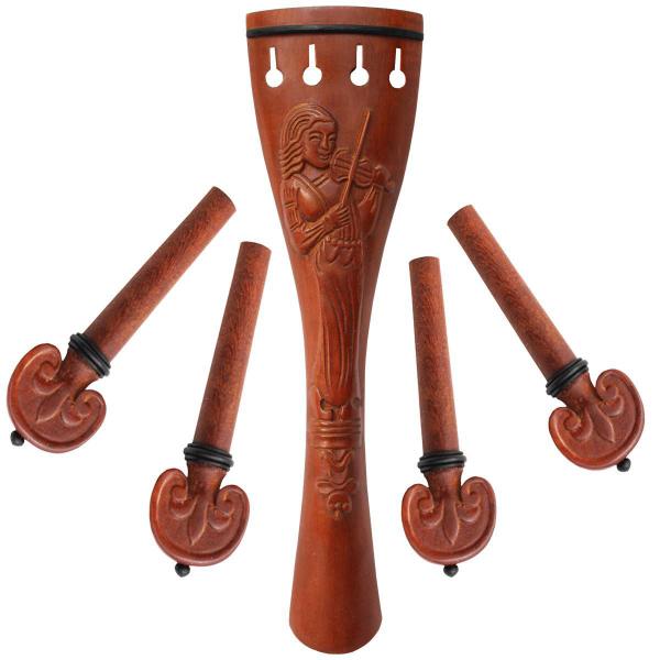 Estandarte Violoncelo 4/4 Kit Boxwood Entalhado - Madeira de Qualidade - Modelo Francês - Orquezz Imagem de Estandarte Violoncelo 4/4 Kit Boxwood Entalhado - Madeira de Qualidade - Modelo Francês