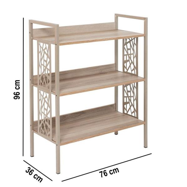 Imagem de Estante Baixa 76cmx96cm 3 Prateleiras Beta