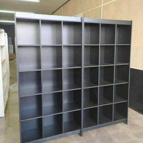 Imagem de Estante Colmeia Multiuso Preto 185X92X32Cm - Deep