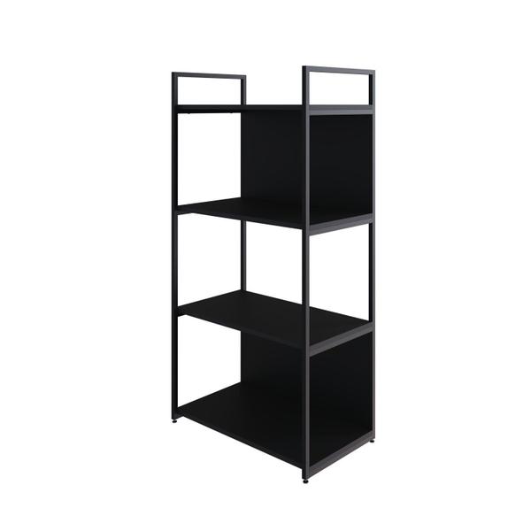 Estante com 4 Prateleiras 118x60x33cm com Fundo Yon - Metalig Imagem de Estante com 4 Prateleiras 118x60x33cm com Fundo Yon