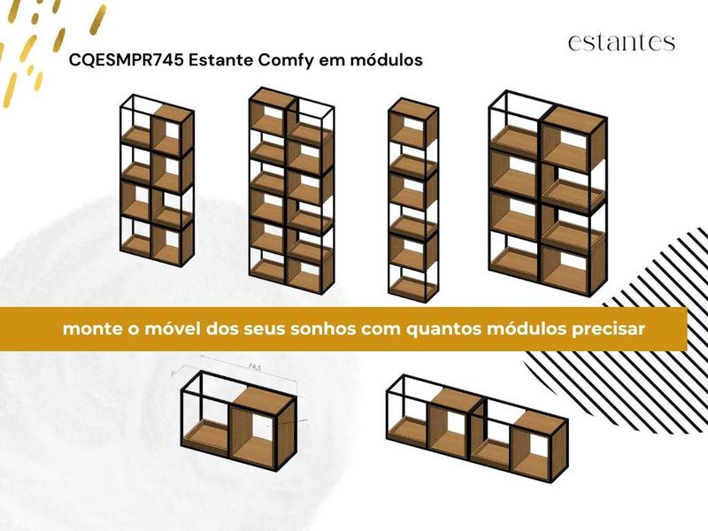 Imagem de Estante Comfy em módulos