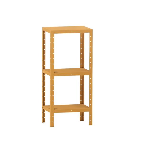 Estante de Aço Multiuso de Canto Pandin 90 cm Laranja Picasso Imagem de Estante de Aço Multiuso de Canto Pandin 90 cm Laranja Picasso