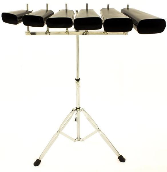 Imagem de Estante de Cowbells Premium CB50 Kit com 6 Cowbells do Agudo ao Grave com Estante