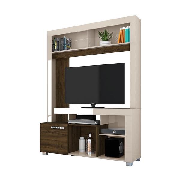 Imagem de Estante Flavia Para Tv 50 Polegadas Off White / Savana - Madetec