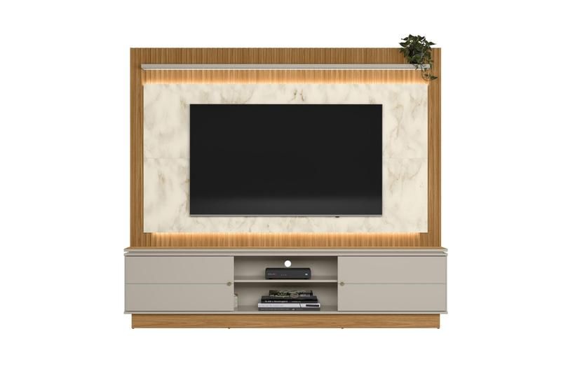 Imagem de Estante Home Guararapes para TV 75'' Nature/Petra - Linea