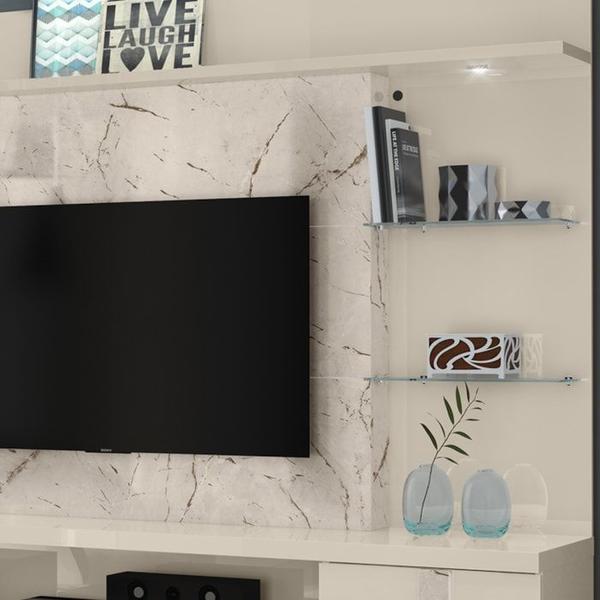 Imagem de Estante Home Para TV 55 Polegadas 6411 Calacata Off White MDT