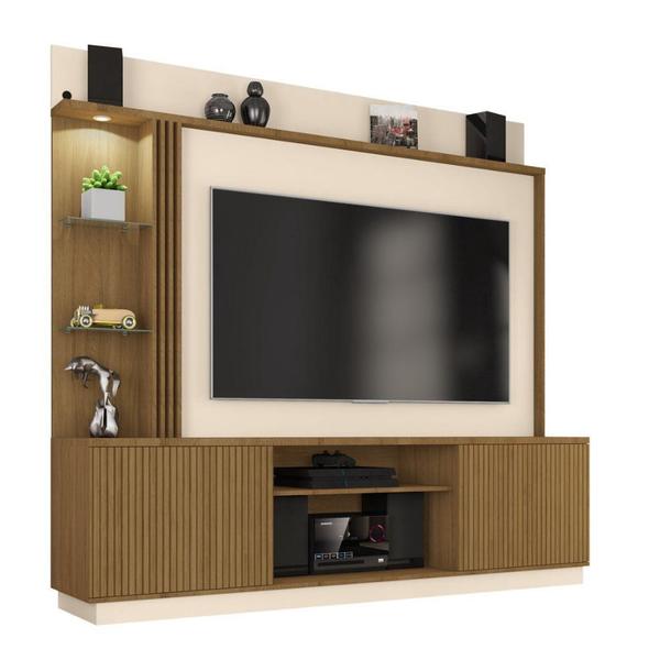 Imagem de Estante Home para TV 70" 2 Pt Atlanta Cinamomo Off/White