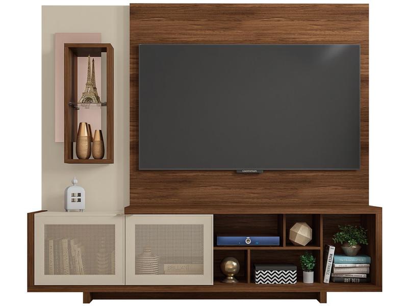 Estante Home para TV até 65” 2 Portas Caemmun Linus Estante Home para TV até 65” 2 Portas Caemmun Linus