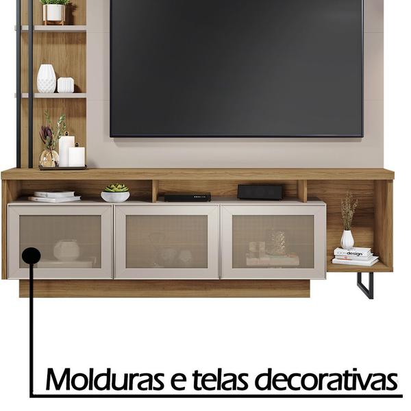 Imagem de Estante Home para TV até 65 Polegadas Equilíbrio JCM Movelaria Noronha/Off White