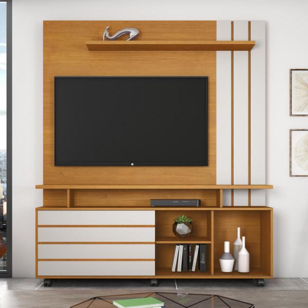 Imagem de Estante Home Para TV Até 65" Serrano JCM Cinamomo/Off-White