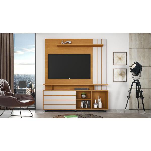 Imagem de Estante Home Para TV Até 65" Serrano JCM Cinamomo/Off-White