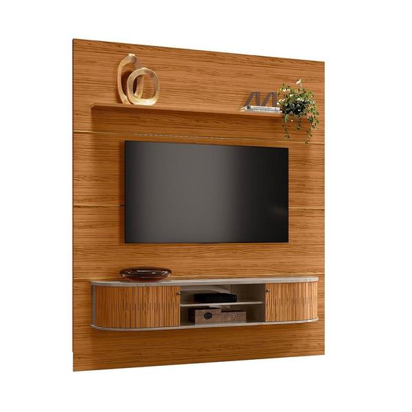 Imagem de Estante Home Suspenso Bugatti para TV até 75'' Fen-di Naturale Madetec 