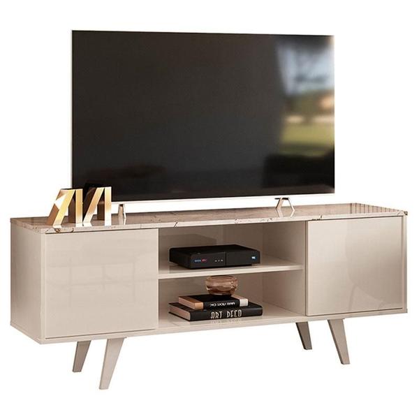 Imagem de Estante Home Theater com Bancada Panorama Calacata Off White  Madetec