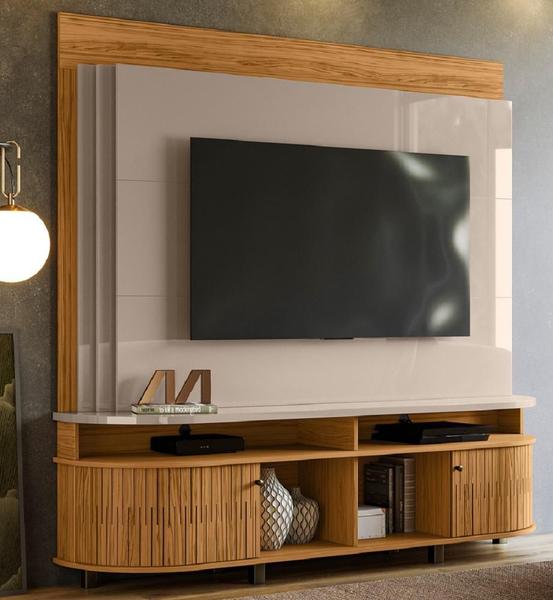 Imagem de Estante Home Theater Daytona para TV até 65 Polegadas Fen-di Naturale Madetec