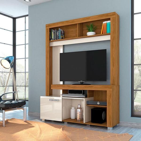 Imagem de Estante Home Theater Flávia Naturale Off White  Madetec 