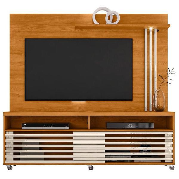 Imagem de Estante Home Theater Frizz Cinamomo Off White  Madetec