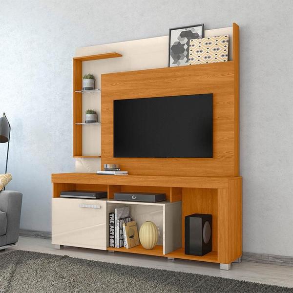 Imagem de Estante Home Theater Ícaro Cinamomo Off White  Madetec