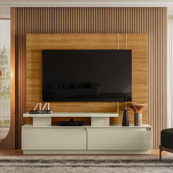 Imagem de Estante Home Theater New Apolo Cumaru Opala  Madetec