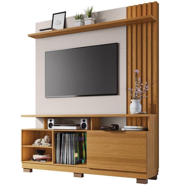 Imagem de Estante Home Theater Para TV 55 Pol 160cm Arturo B01 Cinamomo Off White - Lyam Decor