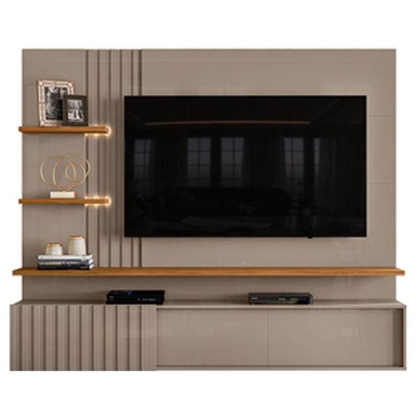 Imagem de Estante Home Theater Suspenso Atena Fendi Naturale  Madetec