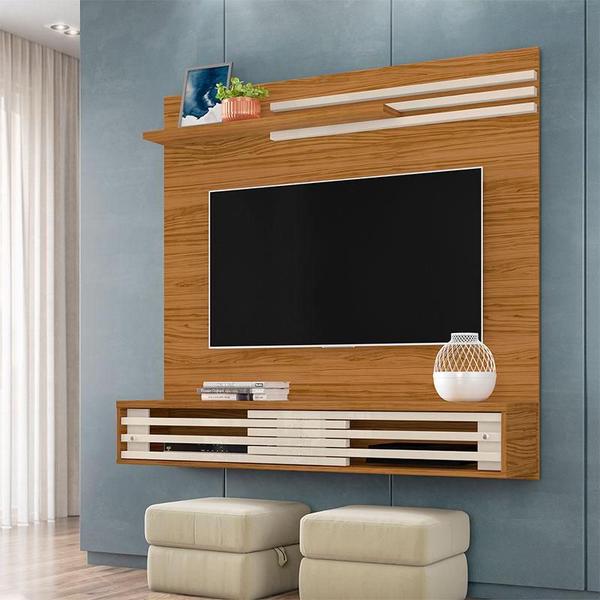 Imagem de Estante Home Theater Suspenso Frizz Sublime Naturale Off White - Madetec