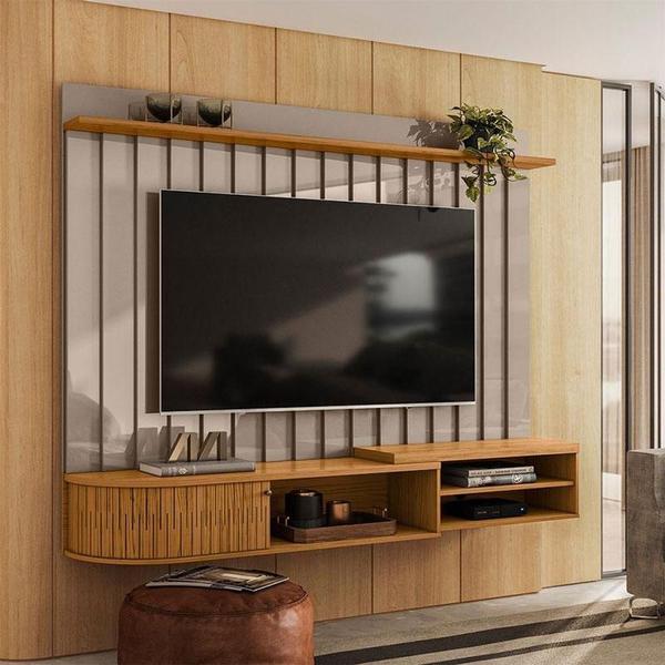 Imagem de Estante Home Theater Suspenso ímola Fendi Naturale - Madetec