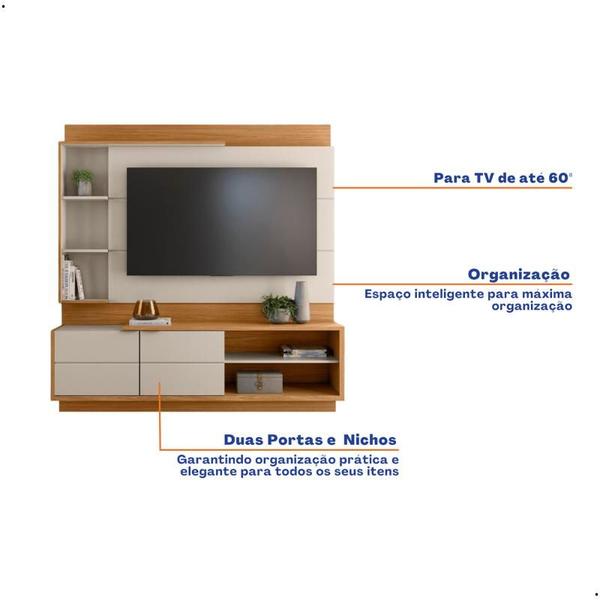 Imagem de Estante Home Tv Até 60 Polegadas Atlanta 2 Portas 180cm