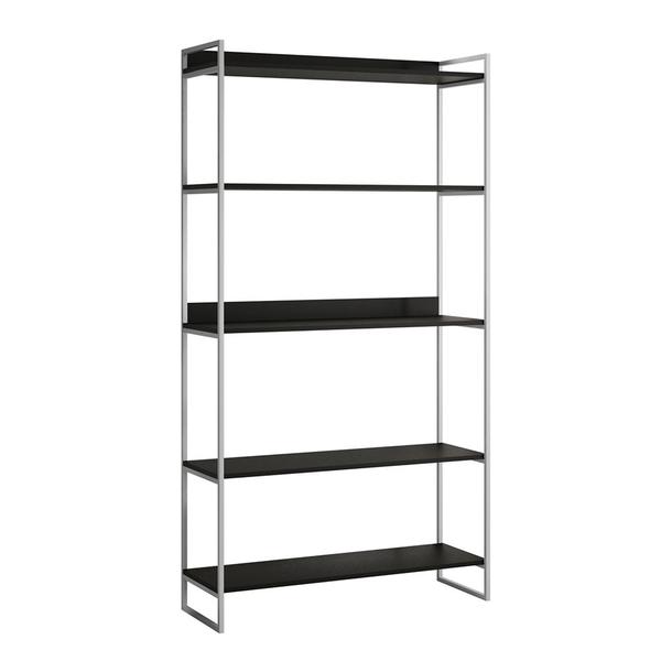 Imagem de Estante Industrial Multiuso Guaecá 180x95 Branco/ Preto 