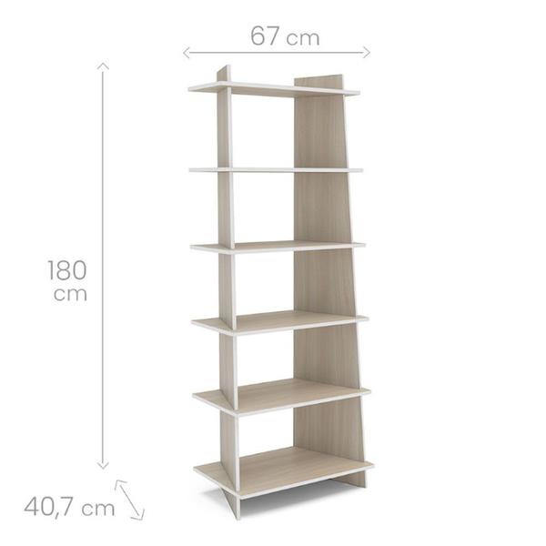 Imagem de Estante Jade 67cm em MDP Politorno