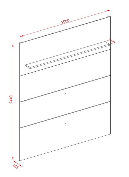 Imagem de Estante Laguna Para TV até  65 Polegadas Fendi e Naturale - Madetec