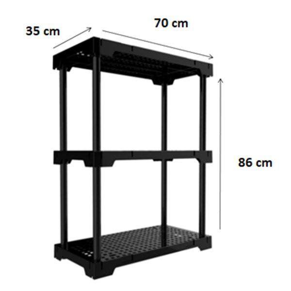 Imagem de Estante Modular 3 Prateleiras Poly Eco