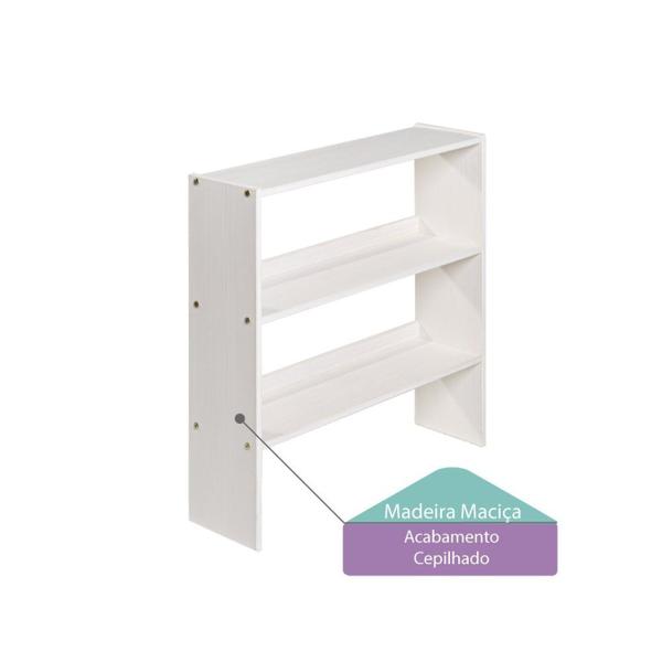 Imagem de Estante Montessoriana Para Cama Cabana Family Casatema Branco