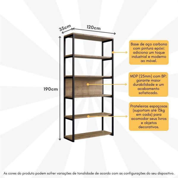 Imagem de Estante Organizadora 120cm Multimóveis CR25273