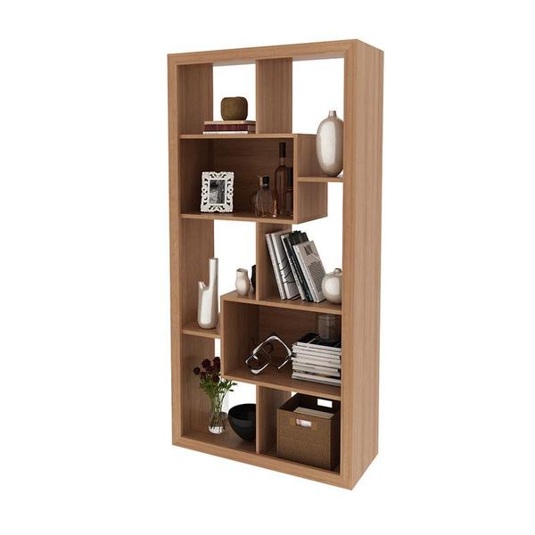 Imagem de Estante Organizadora 78x159x31,5 cm Amêndoa Tecnomobili