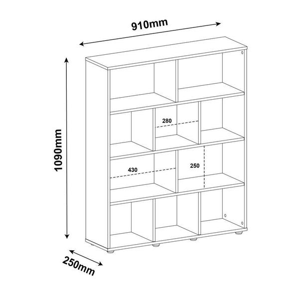 Imagem de Estante Organizadora 91cm Multimóveis CR25214